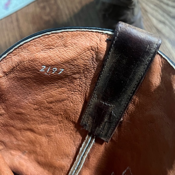 Dan Post Brown 14inch Women’s Cowboy Boots - Size 9.5 - Picture 4 of 10